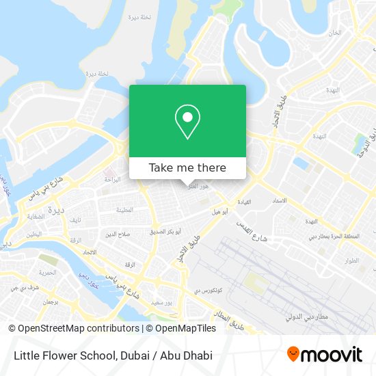 Little Flower School map