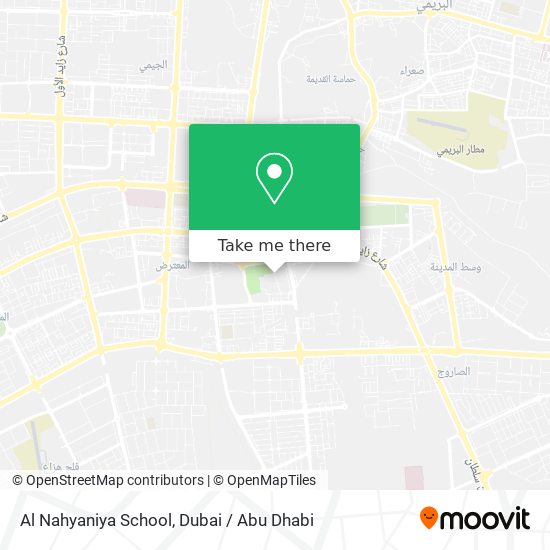 Al Nahyaniya School map
