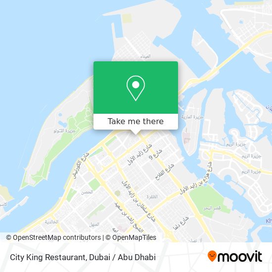 City King Restaurant map