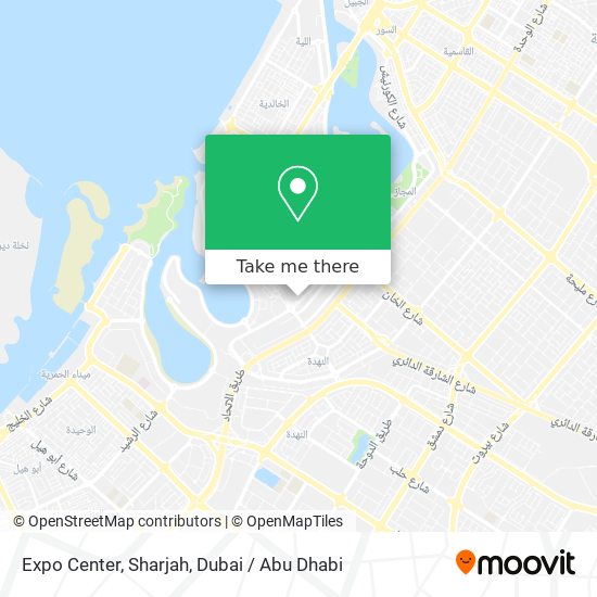 Expo Center, Sharjah map