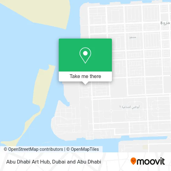 Abu Dhabi Art Hub map