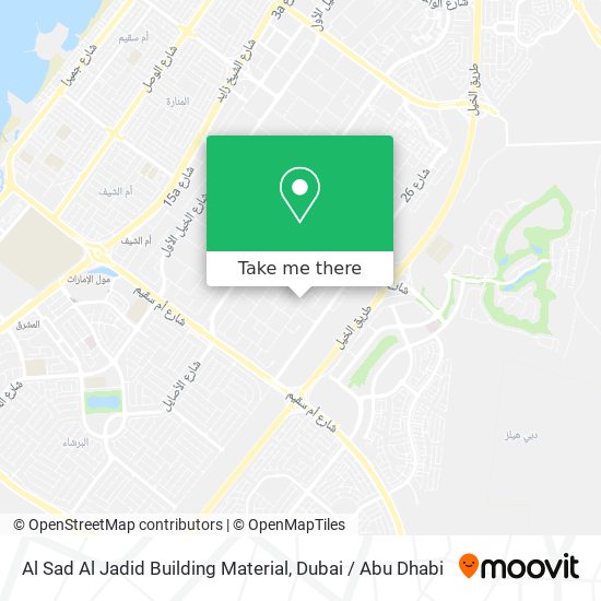 Al Sad Al Jadid Building Material map