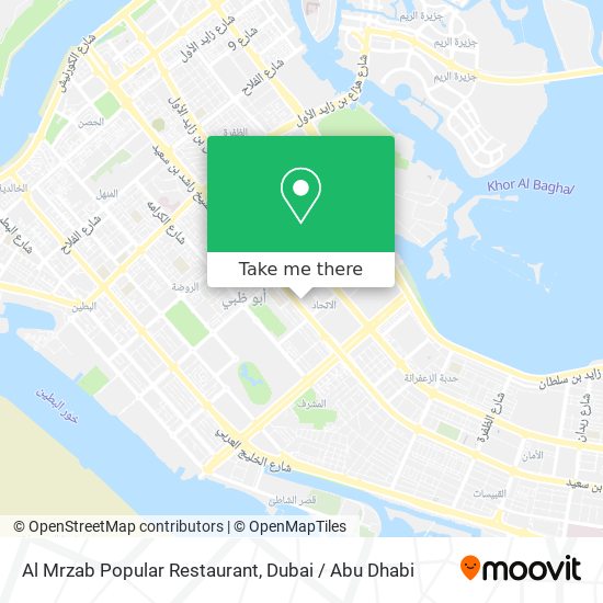 Al Mrzab Popular Restaurant map