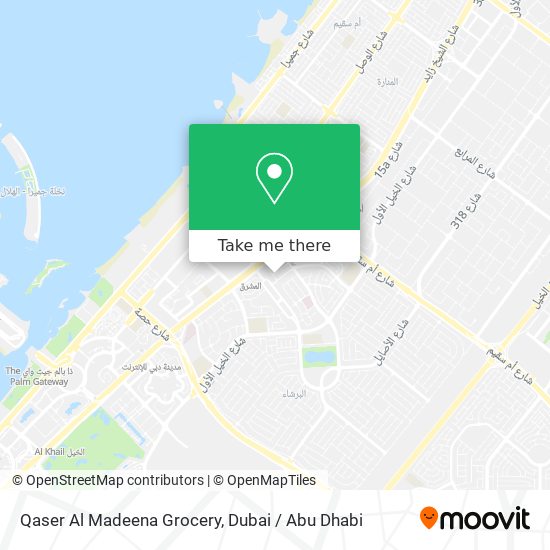 Qaser Al Madeena Grocery map