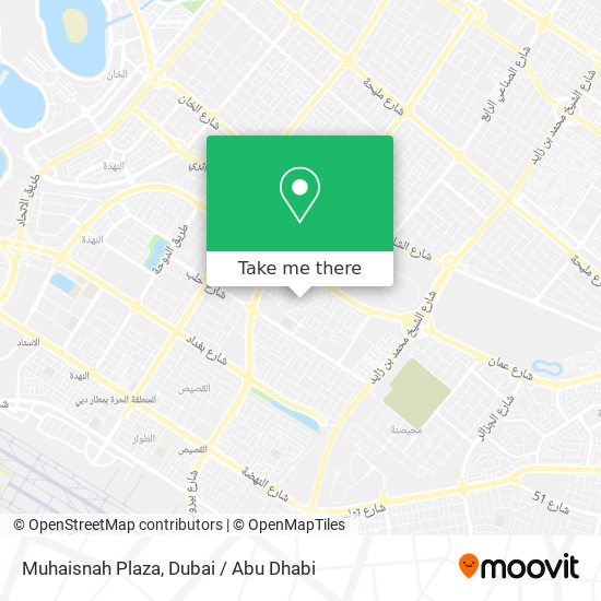 Muhaisnah Plaza map