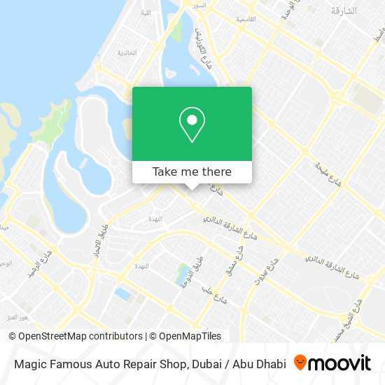 Magic Famous Auto Repair Shop map