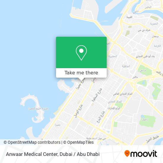 Anwaar Medical Center map