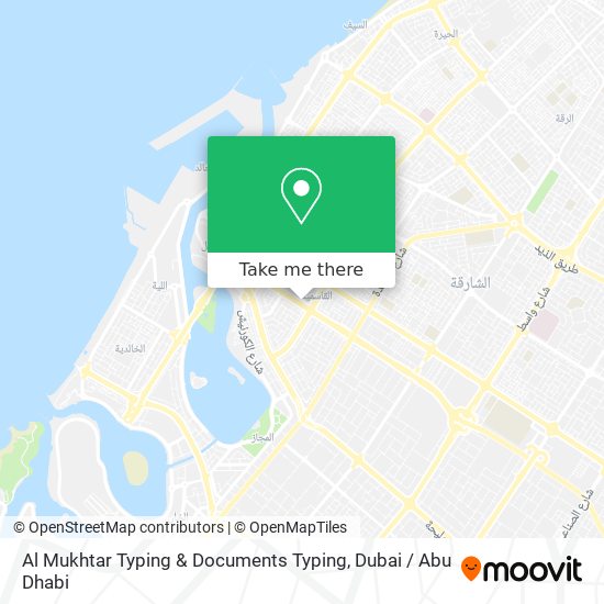 Al Mukhtar Typing & Documents Typing map