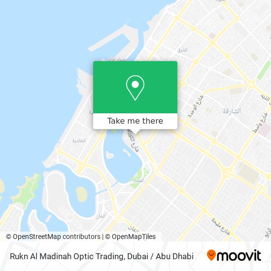 Rukn Al Madinah Optic Trading map