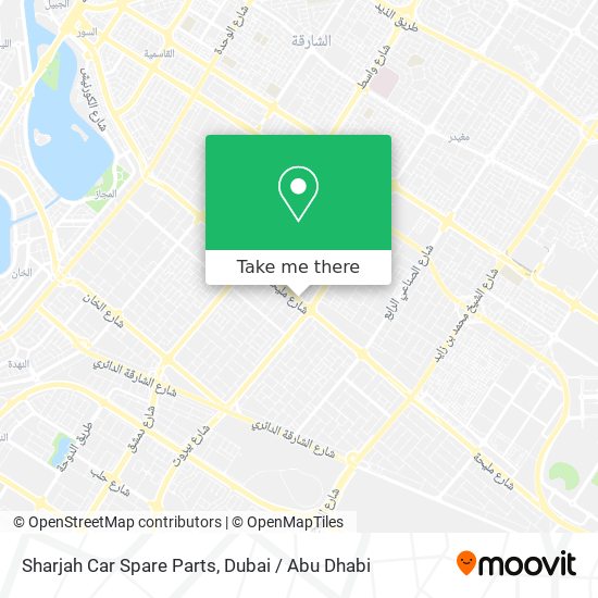 Sharjah Car Spare Parts map
