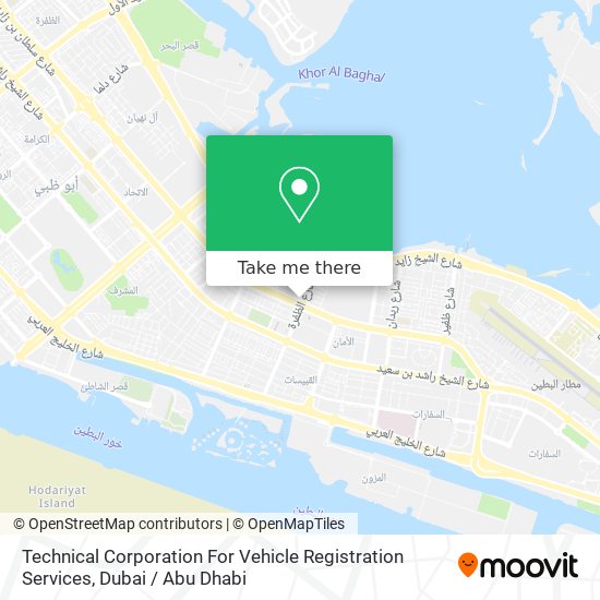 Technical Corporation For Vehicle Registration Services map