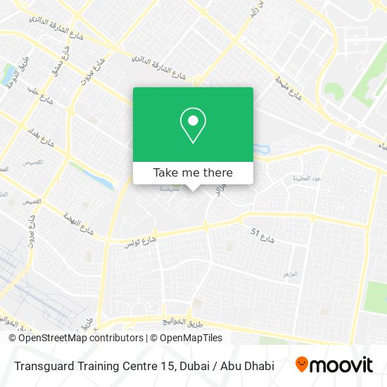 Transguard Training Centre 15 map