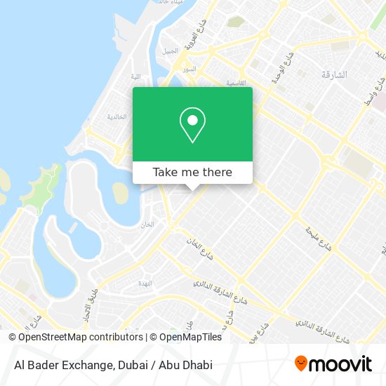 Al Bader Exchange map