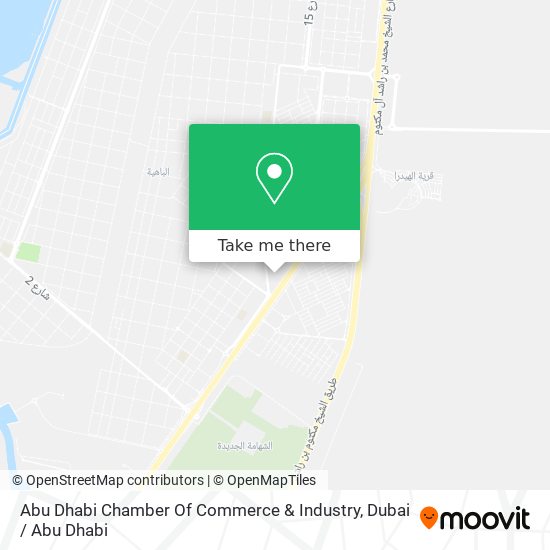 Abu Dhabi Chamber Of Commerce & Industry map