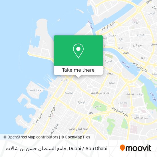 جامع السلطان حسن بن شالات map