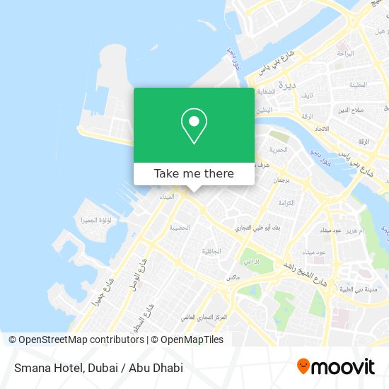 Smana Hotel map