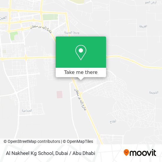 Al Nakheel Kg School map