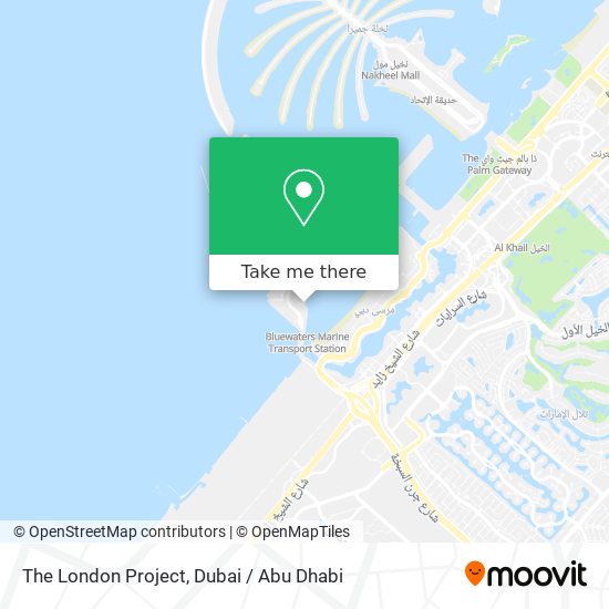 The London Project map