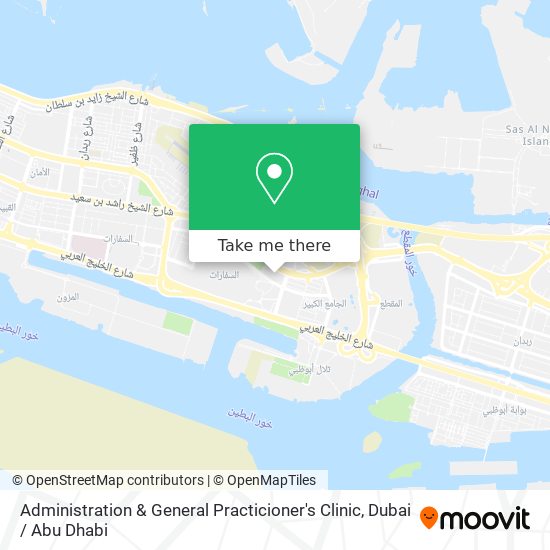 Administration & General Practicioner's Clinic map
