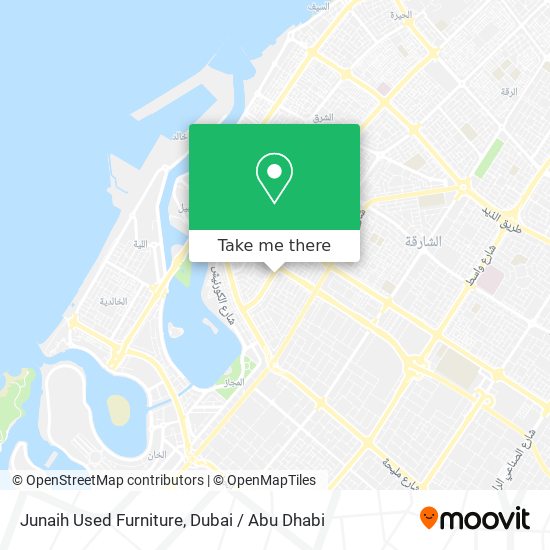 Junaih Used Furniture map