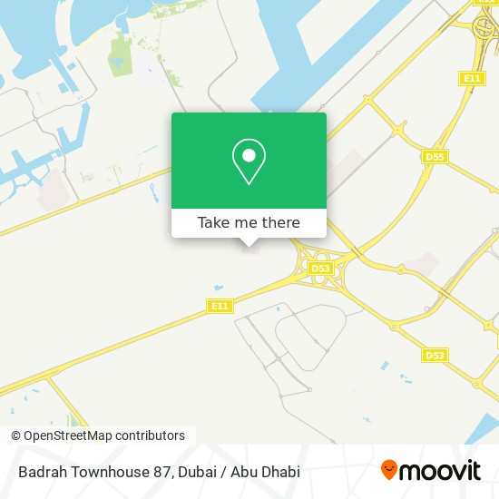 Badrah Townhouse 87 map
