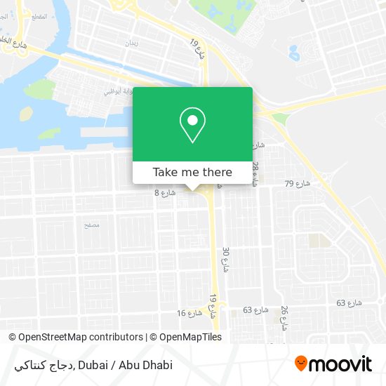 دجاج كنتاكي map