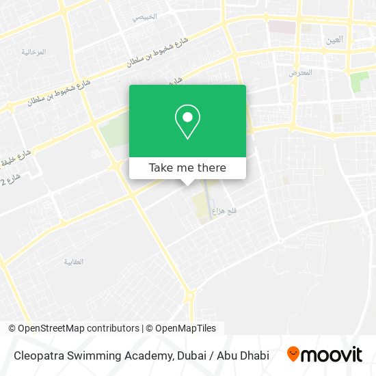 Cleopatra Swimming Academy map