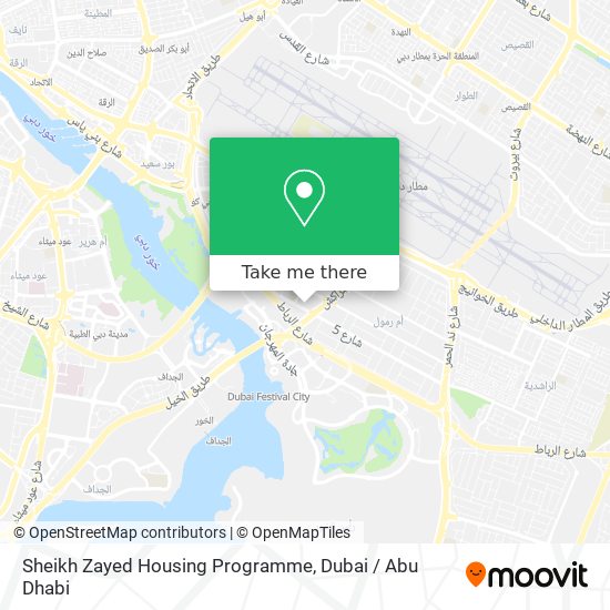 Sheikh Zayed Housing Programme map
