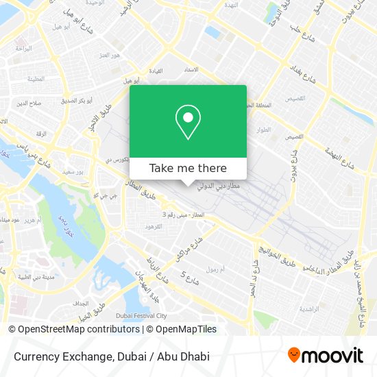 Currency Exchange map