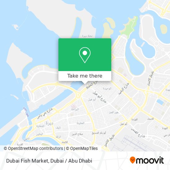 Dubai Fish Market map