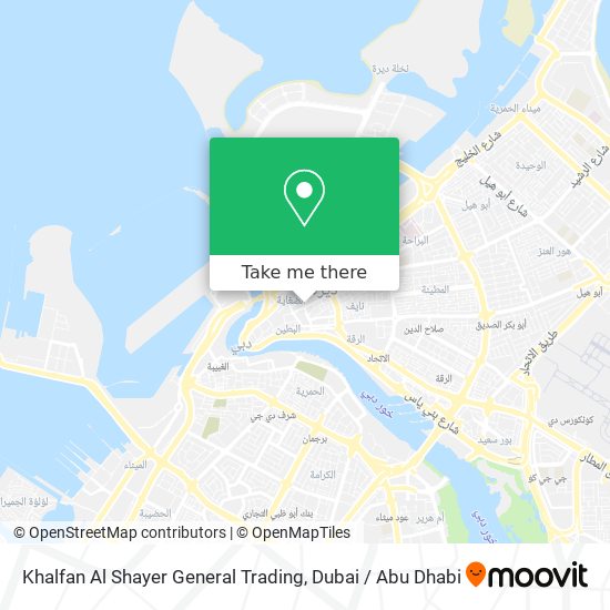 Khalfan Al Shayer General Trading map