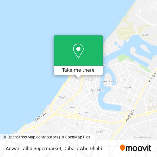 Anwar Taiba Supermarket map