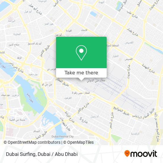 Dubai Surfing map