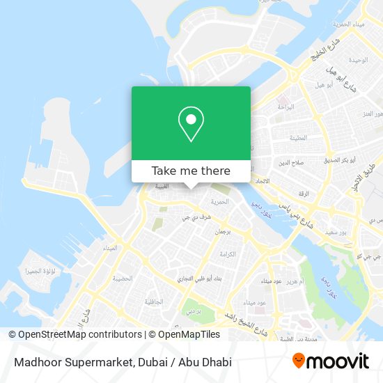 Madhoor Supermarket map