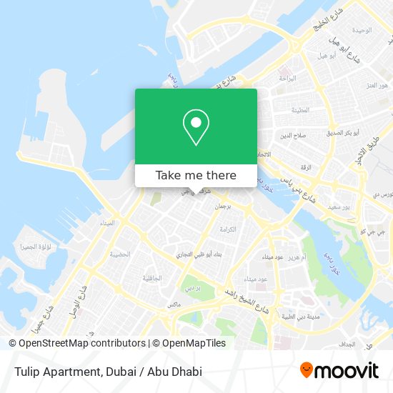 Tulip Apartment map