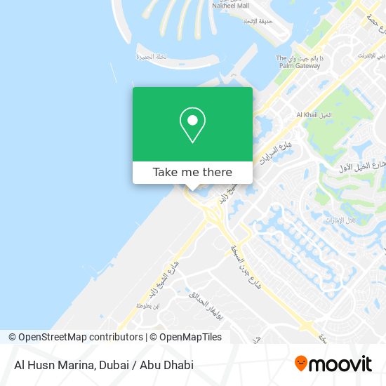 Al Husn Marina map