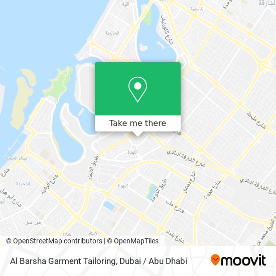 Al Barsha Garment Tailoring map