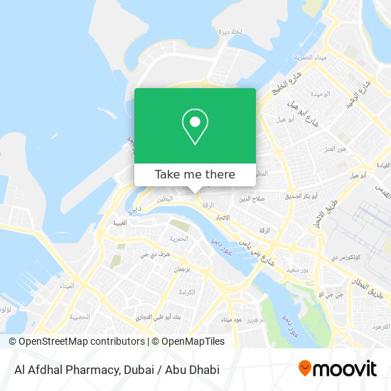 Al Afdhal Pharmacy map