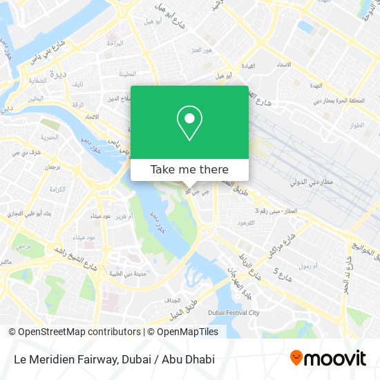 Le Meridien Fairway map