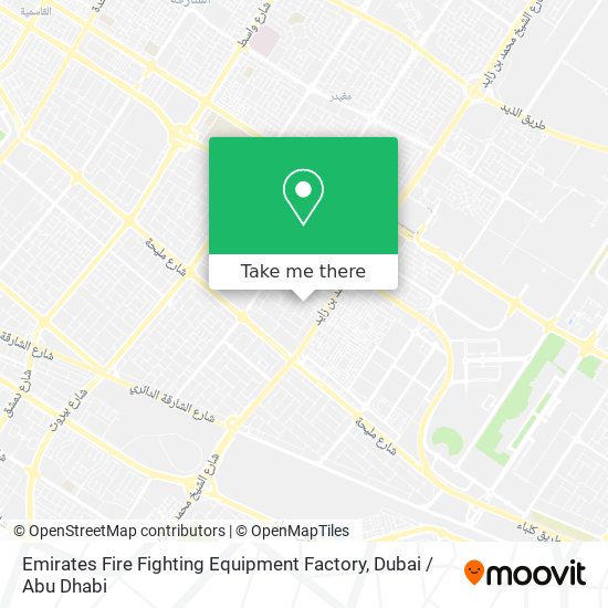 Emirates Fire Fighting Equipment Factory map