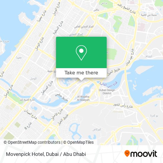 Movenpick Hotel map