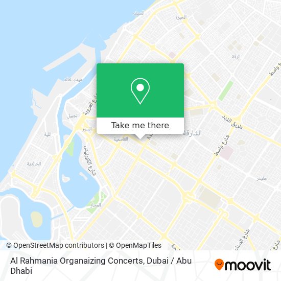 Al Rahmania Organaizing Concerts map