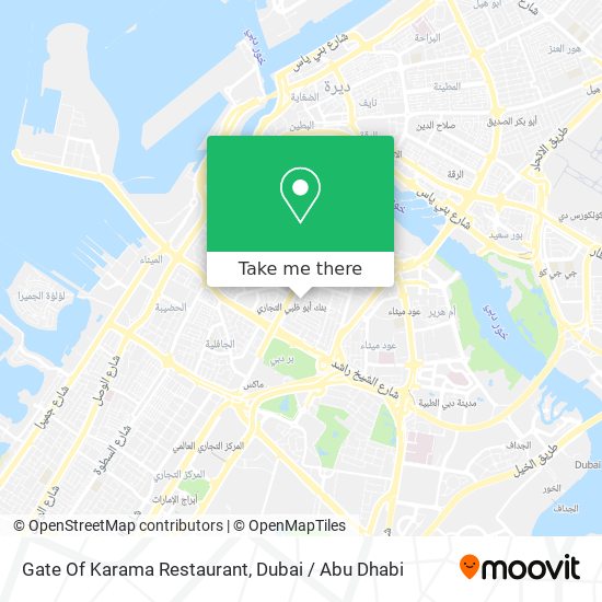 Gate Of Karama Restaurant map