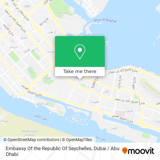 Embassy Of the Republic Of Seychelles map