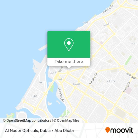 Al Nader Opticals map