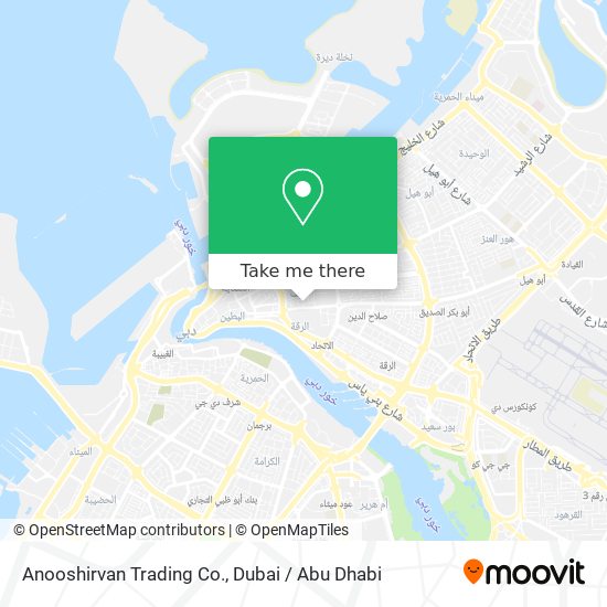Anooshirvan Trading Co. map