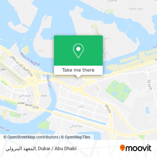 المعهد البترولي map
