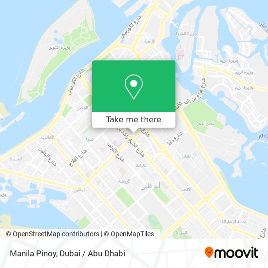 Manila Pinoy map