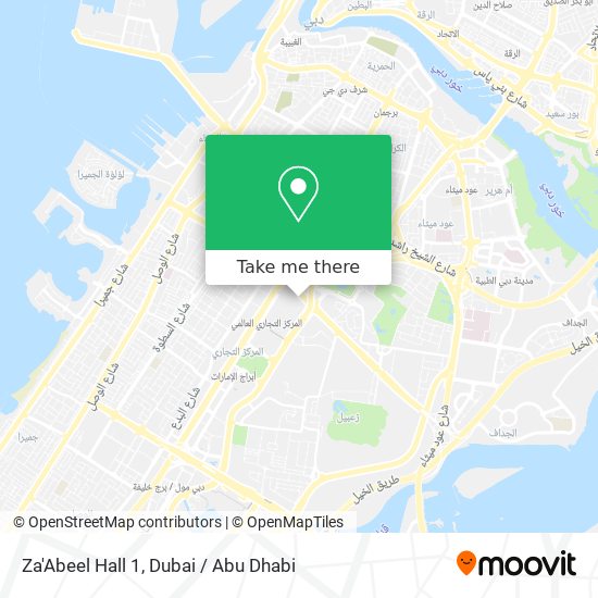 Za'Abeel Hall 1 map