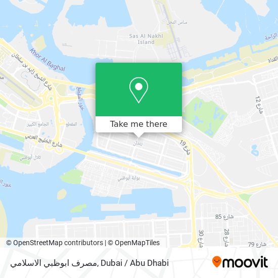 مصرف ابوظبي الاسلامي map